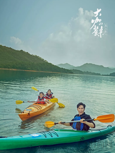 暖爸張倫碩和寶貝們的周末時光，就在千島湖這么被霸屏了！