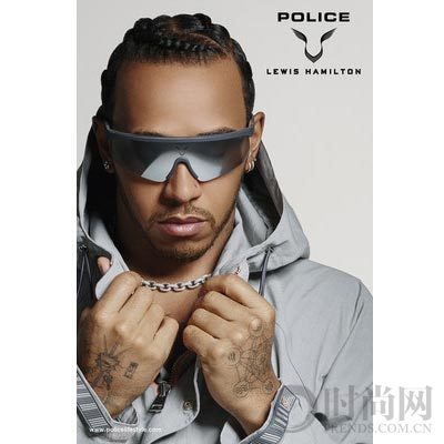 时尚和引擎结合在一起：“POLICE X LEWIS HAMILTON” 
