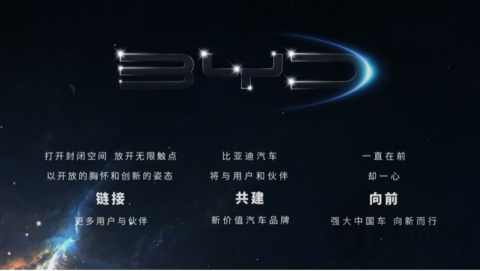 A new beginning, 比亞迪汽車發布品牌全新標識