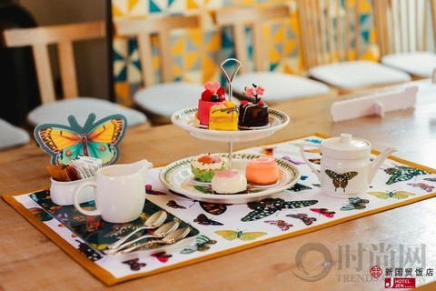 JEN北京新國貿飯店攜手Portmeirion波特美林打造春日花園下午茶