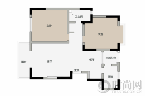 90㎡的自在独居！以山水、花草贯穿全屋，步步是风景